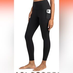 Women's Black Leggings with Pocket